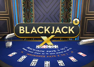 Blackjack X 6 - Azure - ZENPLAY77