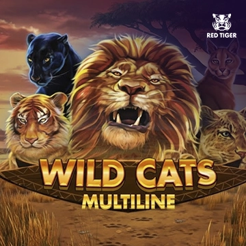 Redtiger : Wild Cats Multiline - ZENPLAY77